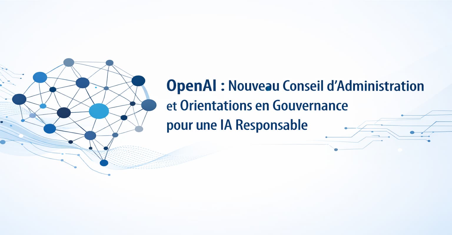 OpenAI : Nouveau Conseil d'Administration et Orientations en Gouvernance pour une IA Responsable