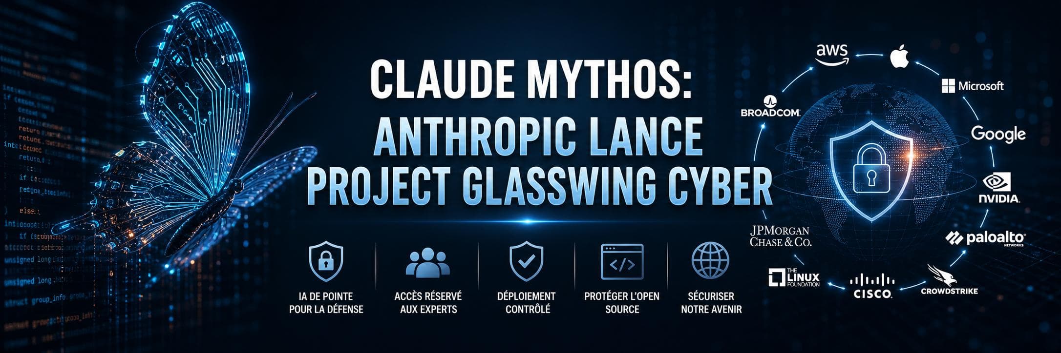 Claude Mythos: Anthropic lance Project Glasswing cyber