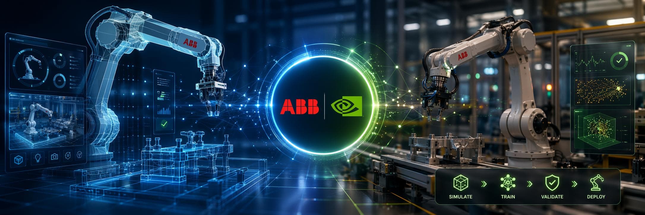 Simulation physique IA - ABB et NVIDIA visent le ROI
