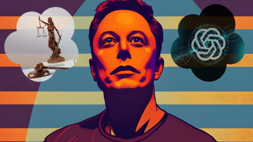 Image montrant Elon Musk qui poursuit en justice OpenAI de Microsoft.